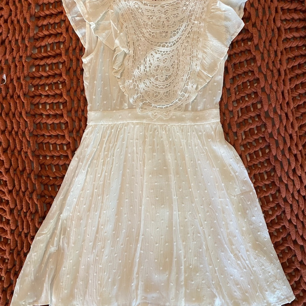 Magnolia Boutique Mini White Dress Size Small